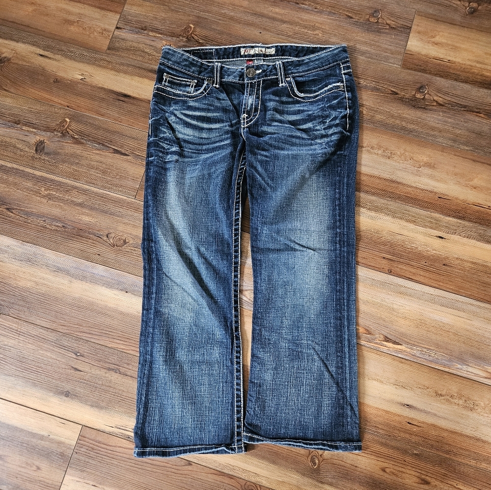 BKE Dark Blue Flare Jeans